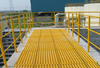 Fiberglass grating application