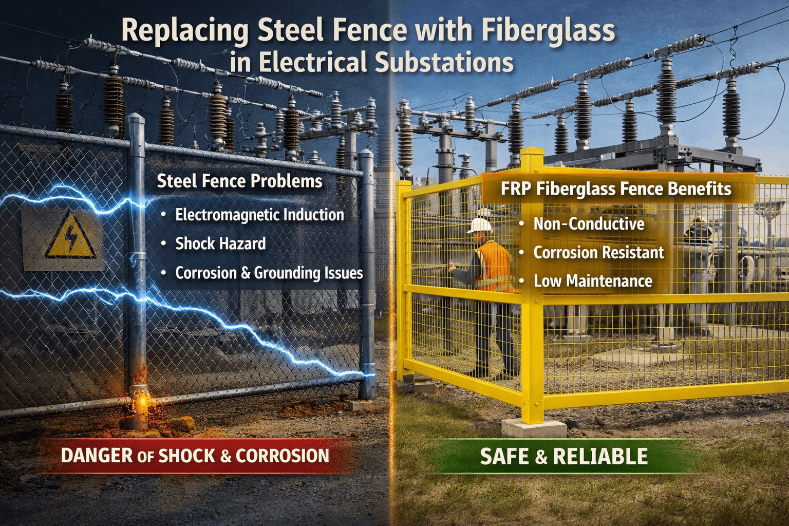 Fiberglass Fence Systems: Types, Specs & Key Advantages