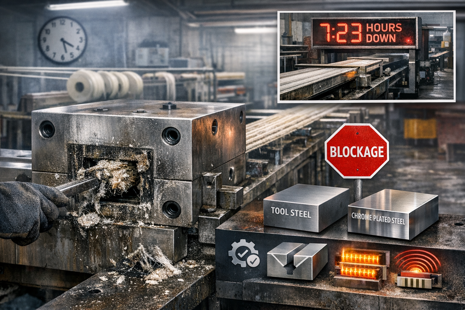 Custom FRP Pultrusion Mold Design & Curing Methods