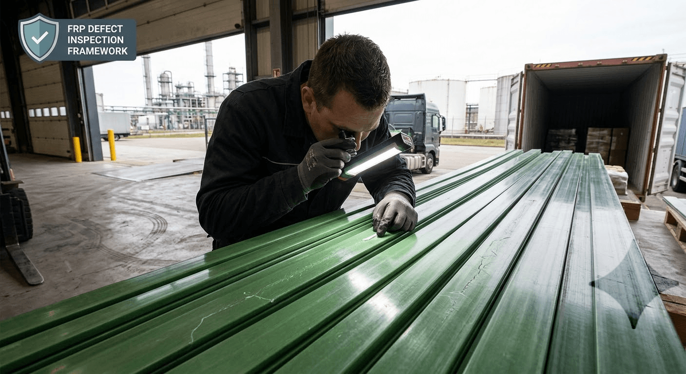 FRP Profile Defects: How to Inspect & Reject at Acceptance