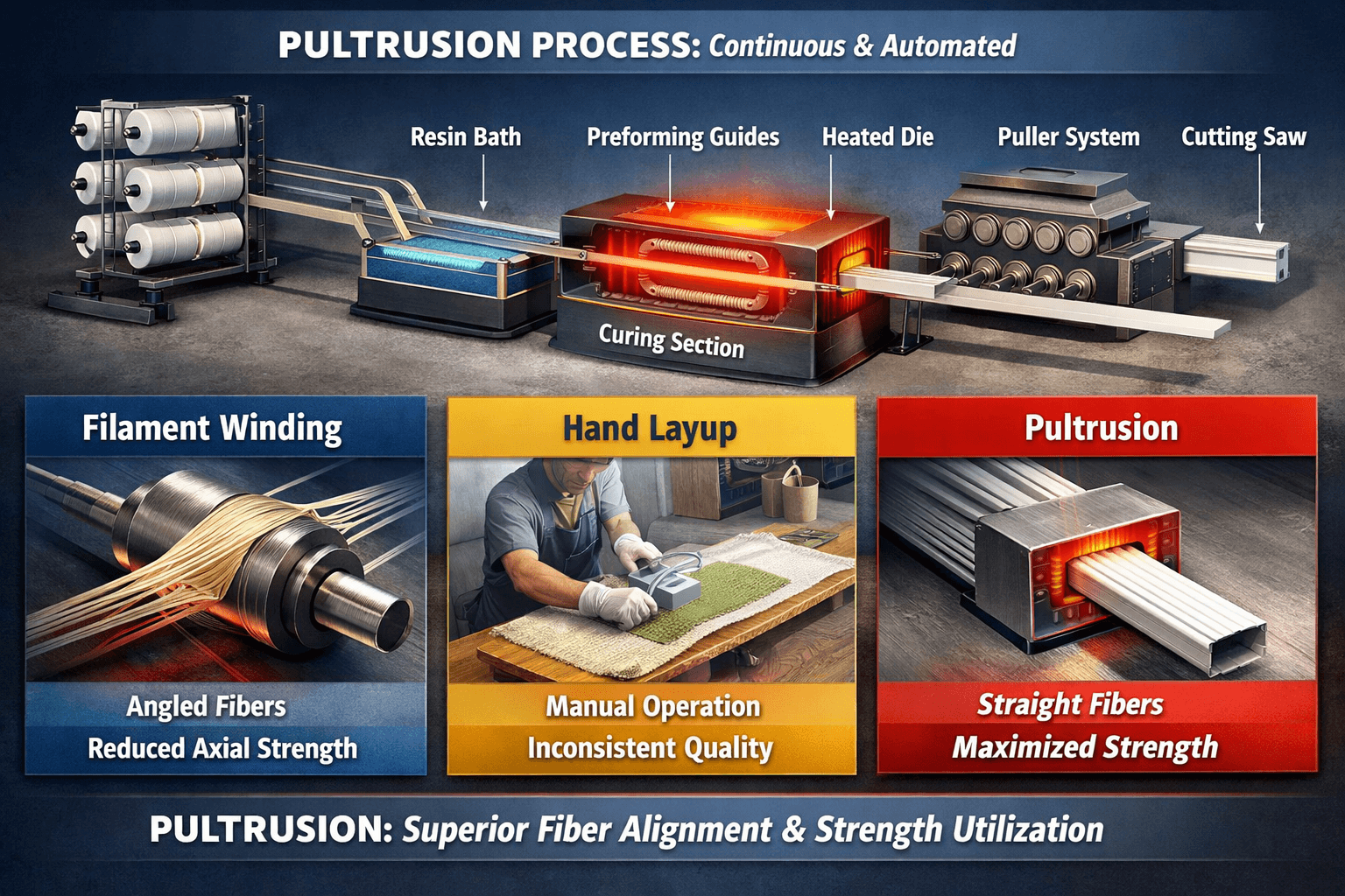 Pultrusion Technology: Process, Trends & B2B Applications
