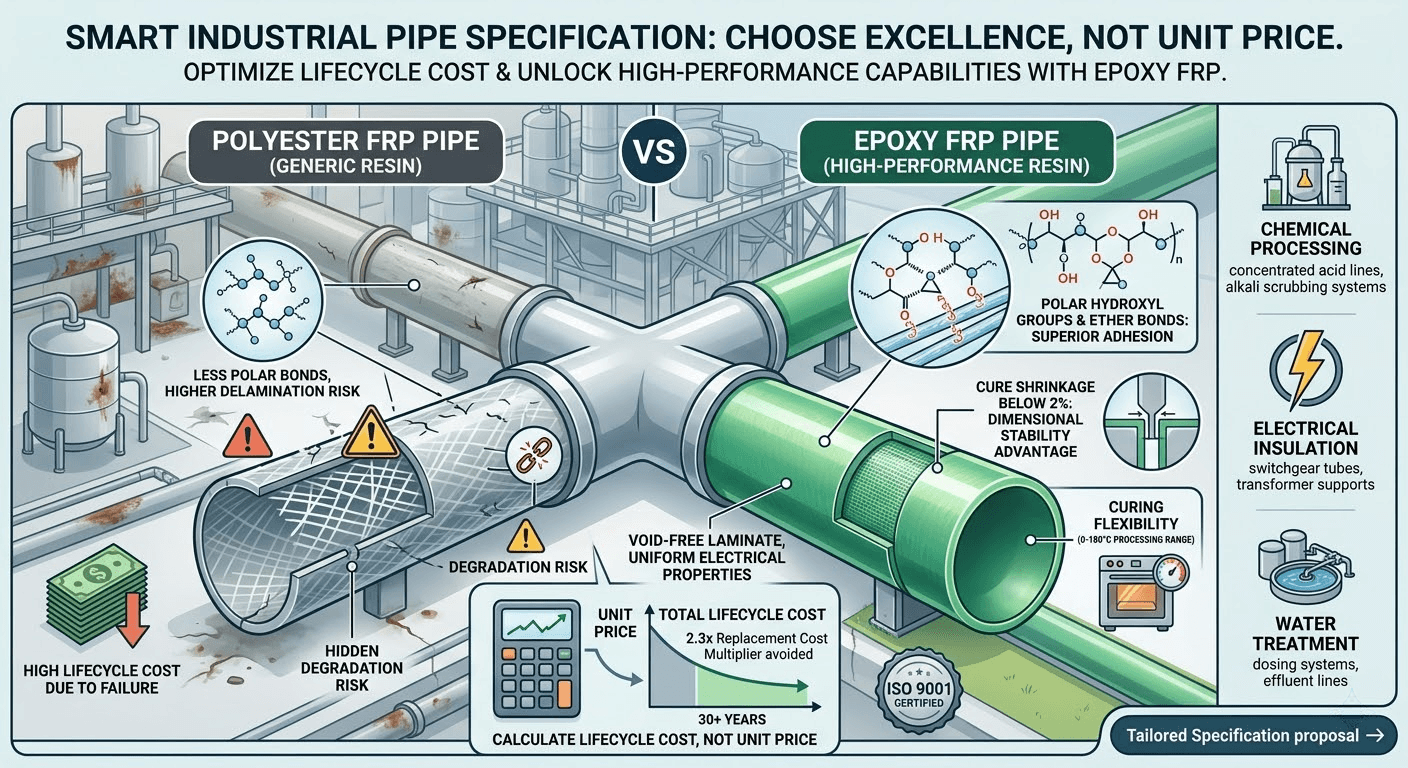Epoxy FRP Pipe: Properties, Specs & Industrial Uses
