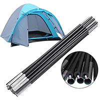 Factory Directly Pultruded Hollow Flexible Fiberglass Rod Stakes Greenhouse  Camping Tent Pole Manufacturer
