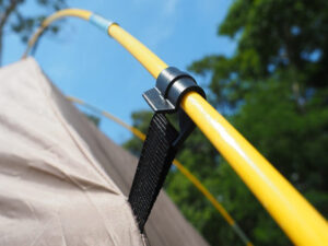 Flexible fiberglass rod for tent pole