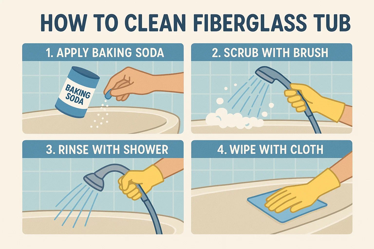 how to clean fiberglass tub how to clean fiberglass tub