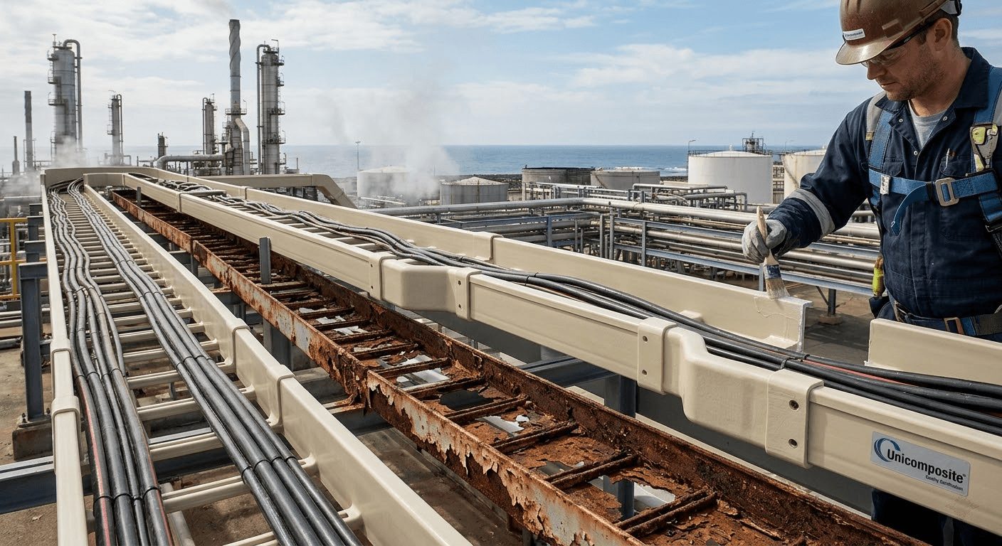 FRP Cable Tray and Ladder Systems: Engineering Guide & Specifications
