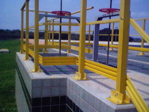Industrial FRP(Fiberglass) Guardrail Handrail  