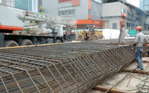 FRP rebar subway diaphragm wall case