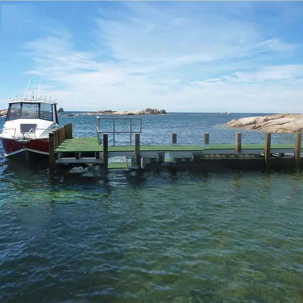 seaside walkway fiberglass grating