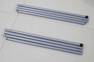 Aluminum tent poles