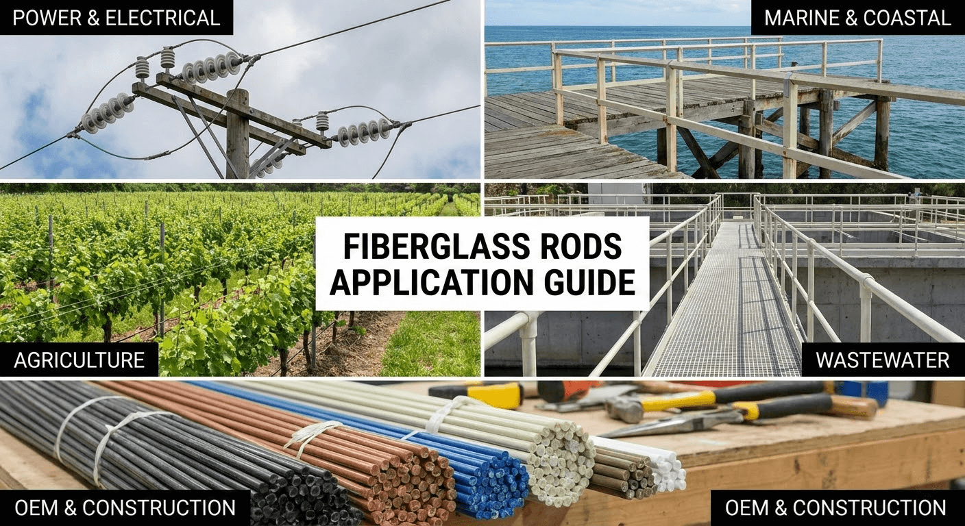 Fiberglass Rods Application: Top Industrial Uses