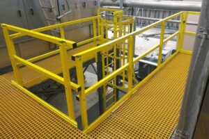 Industrial Catwalks: FRP Pultrusion Profiles