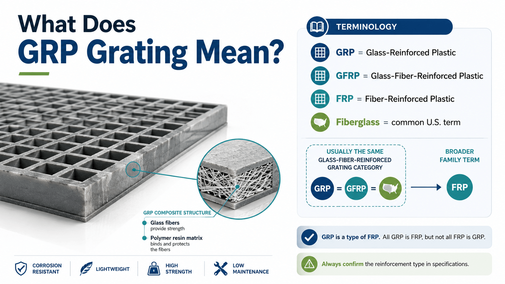 what does grp grating mean What Is GRP Grating?