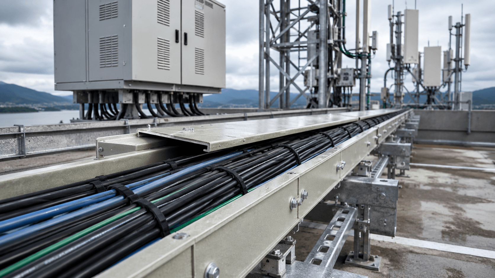 fiberglass cable tray for telecom Fiberglass Cable Tray for Telecom Applications