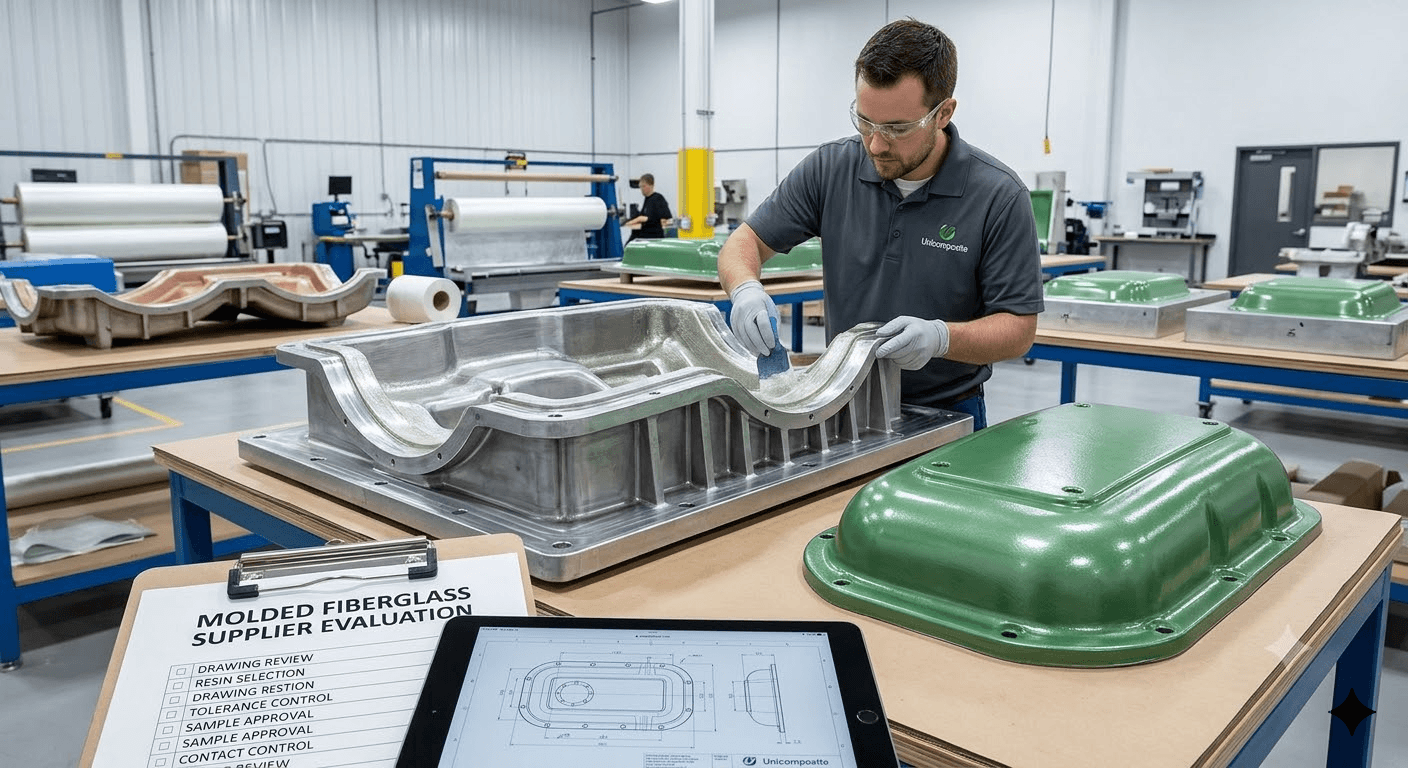 Molded Fiberglass Company for Custom FRP Parts