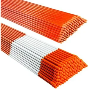 Flexible Driveway Markers 36 Orange Snow Stakes