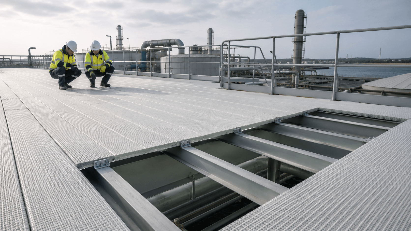 structural fiberglass roof deck Structural Fiberglass Roof Decking for Industrial Roofs