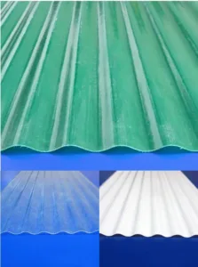 corrugated fiberglass roof decking