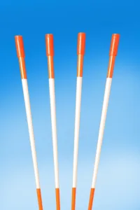 fiberglass stakes snow