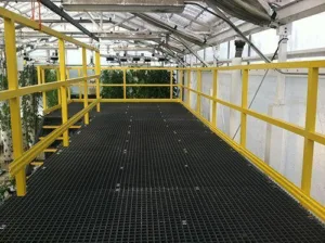 fiberglass floor grating for platforms with non slip
