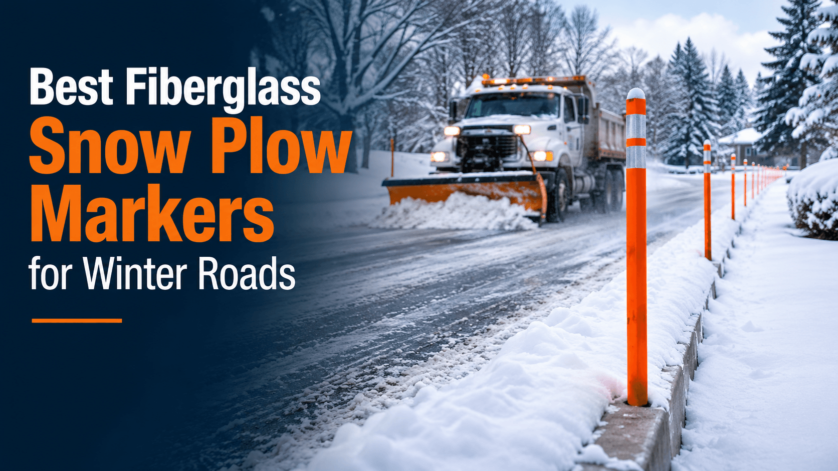 best fiberglass snow plow markers for winter roads Best Fiberglass Snow Plow Markers for Winter Roads