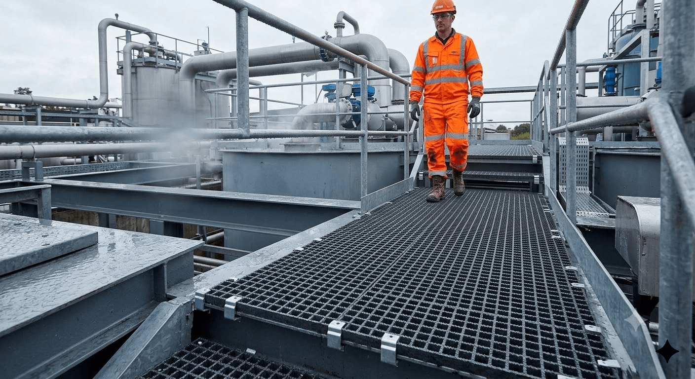 fiberglass floor grating for platforms with non slip Non Slip Fiberglass Floor Grating for Platforms