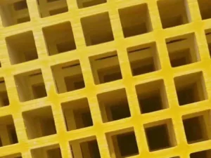 square mesh molded fiberglass grating