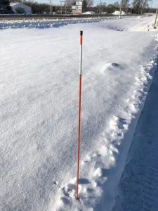 fiberglass snow poles