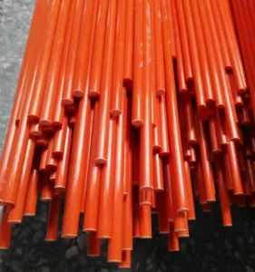 red fiberglass stake