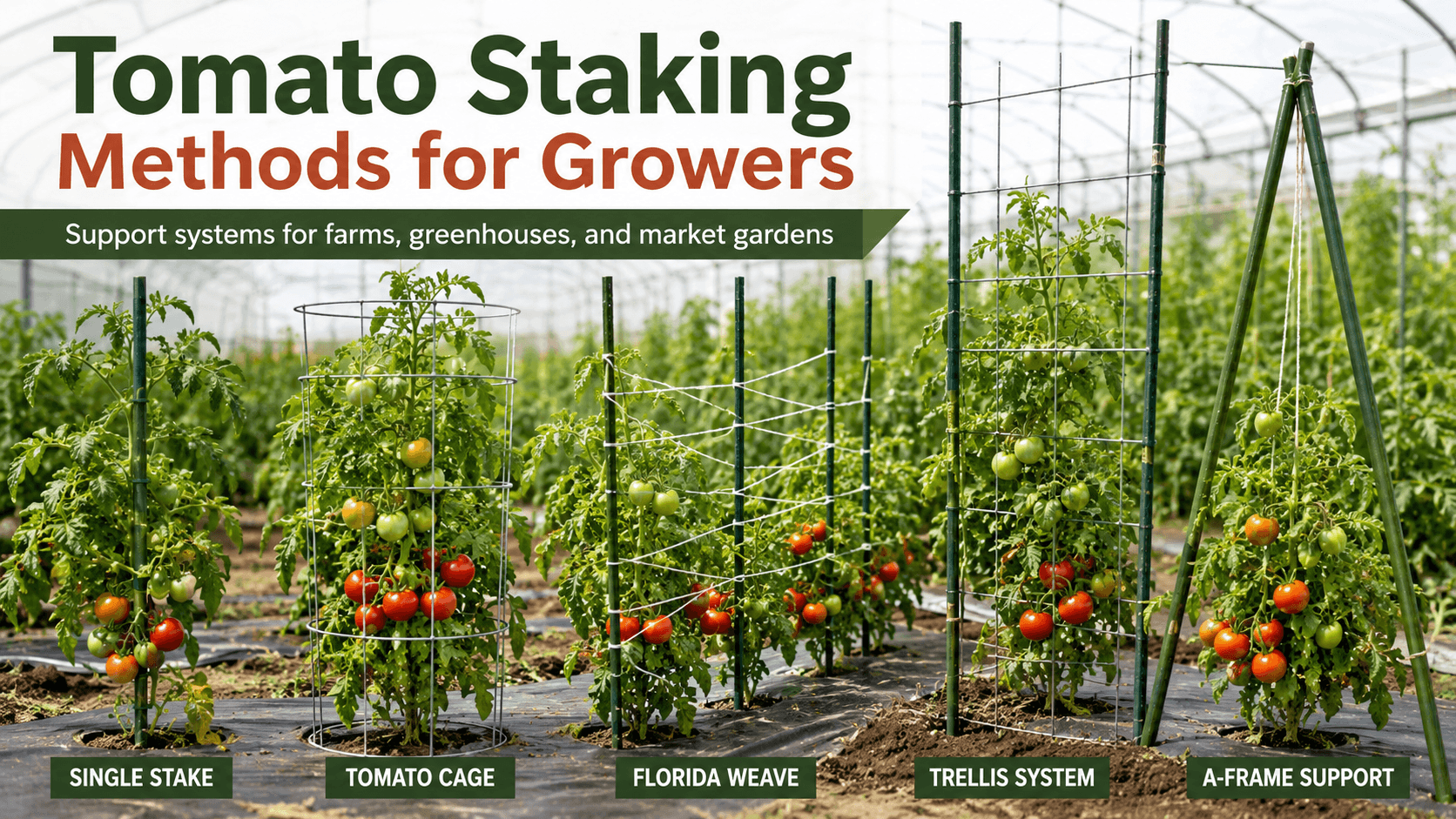 Tomato Staking Methods for Growers