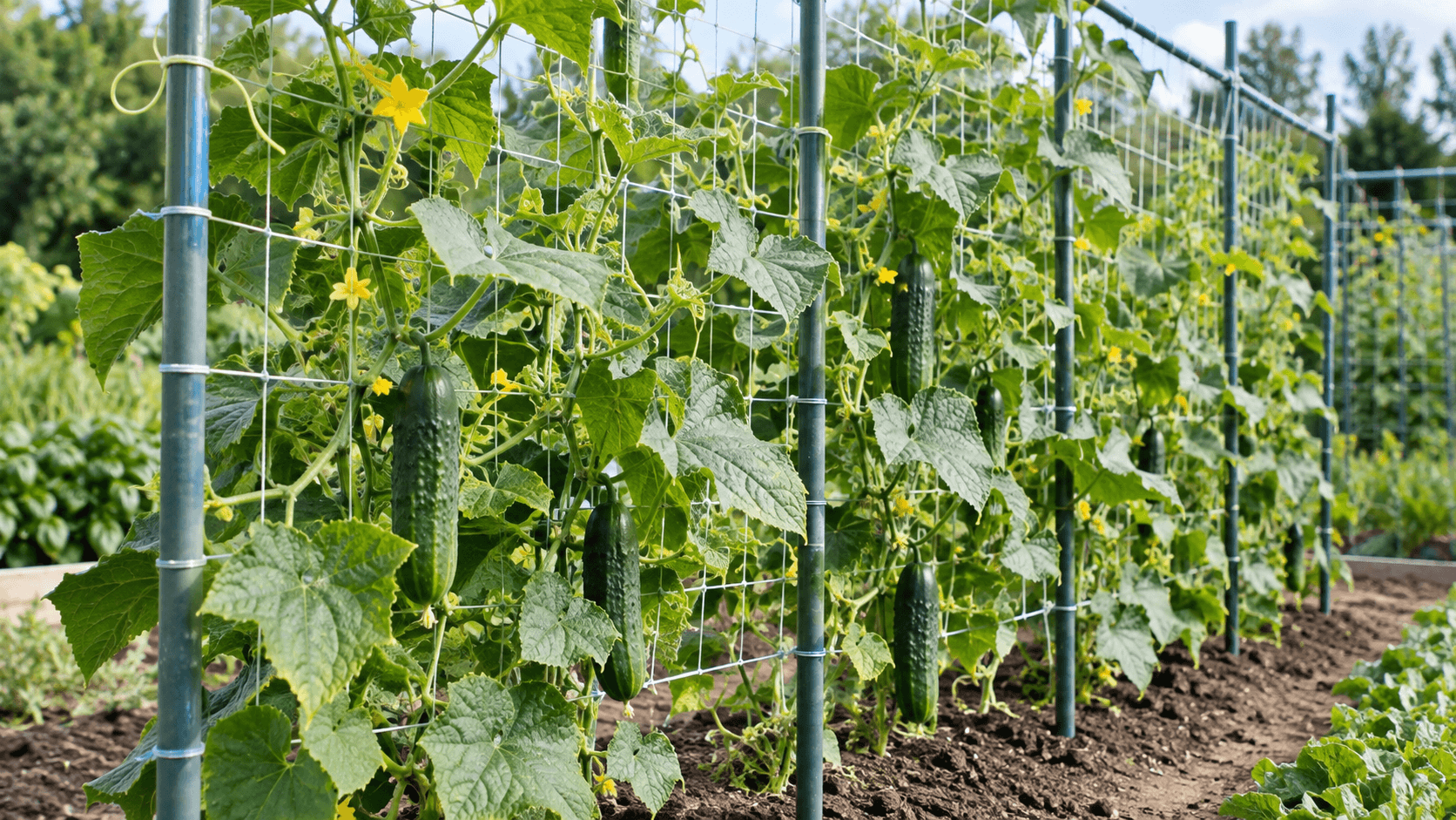 fiberglass cucumber stakes Fiberglass Cucumber Stakes: Choosing and Using a Support System