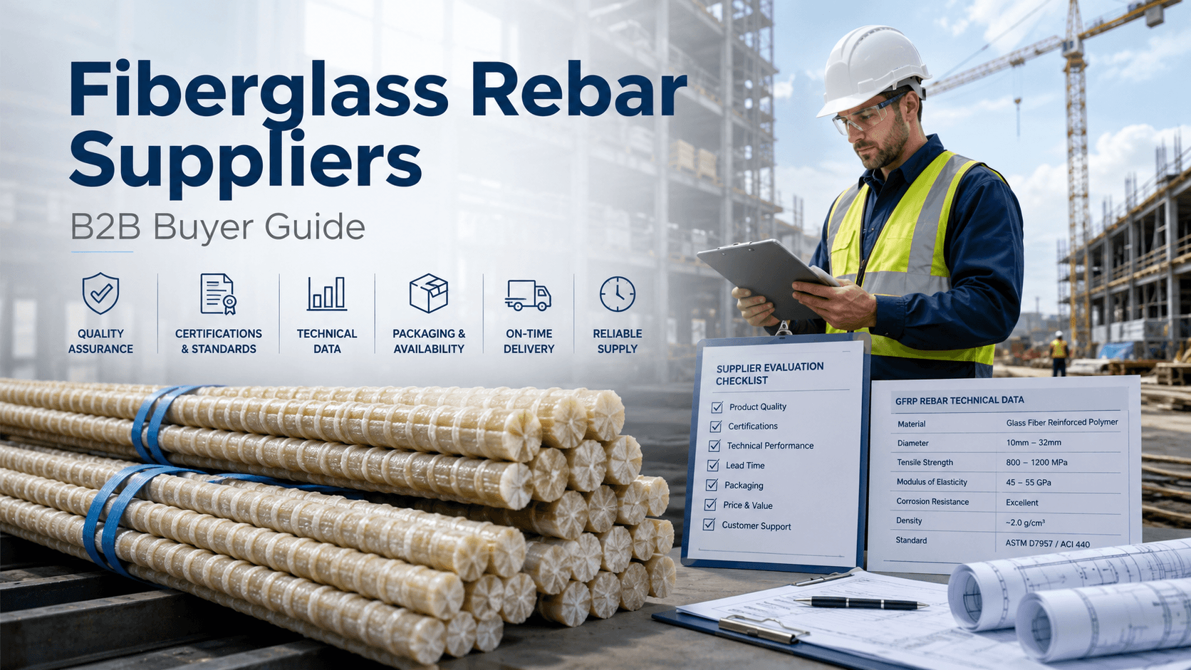 Fiberglass Rebar Suppliers: B2B Buyer Guide