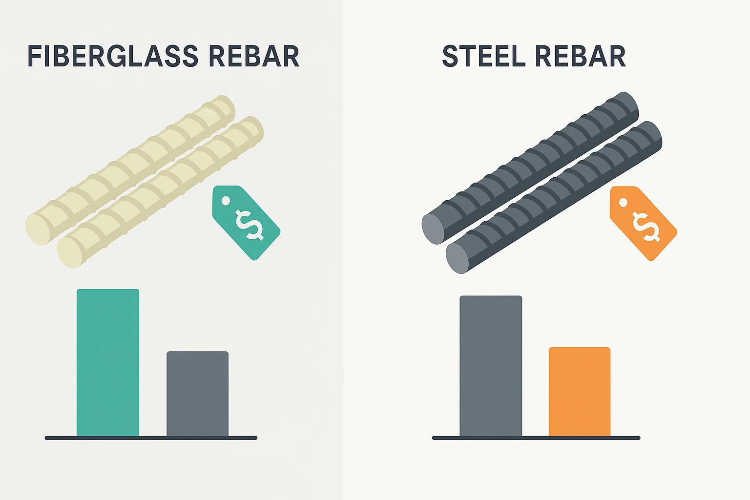 fiberglass rebar vs steel rebar cost fiberglass rebar vs steel rebar cost