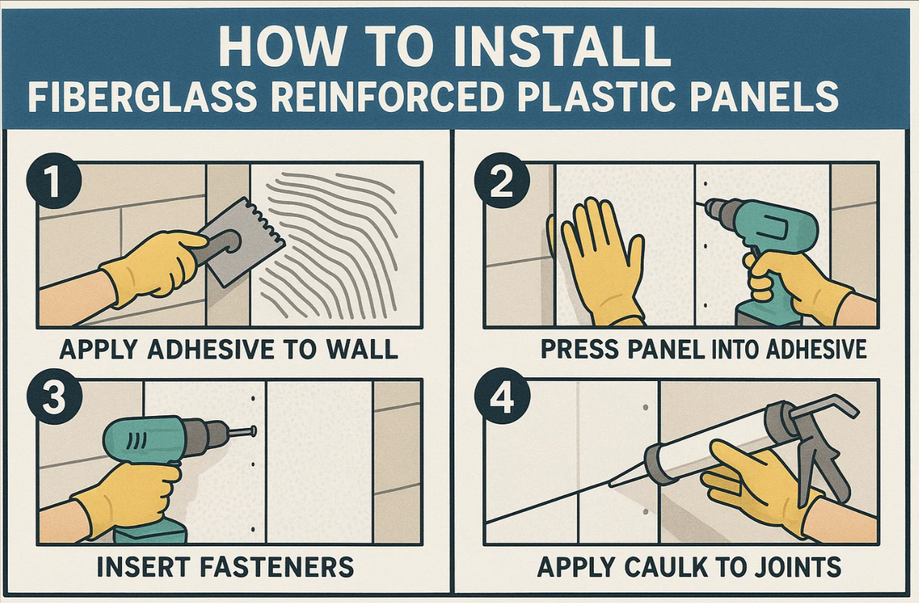 how to install fiberglass reinforced plastic panels How to Install Fiberglass Reinforced Plastic Panels — 7 Tips