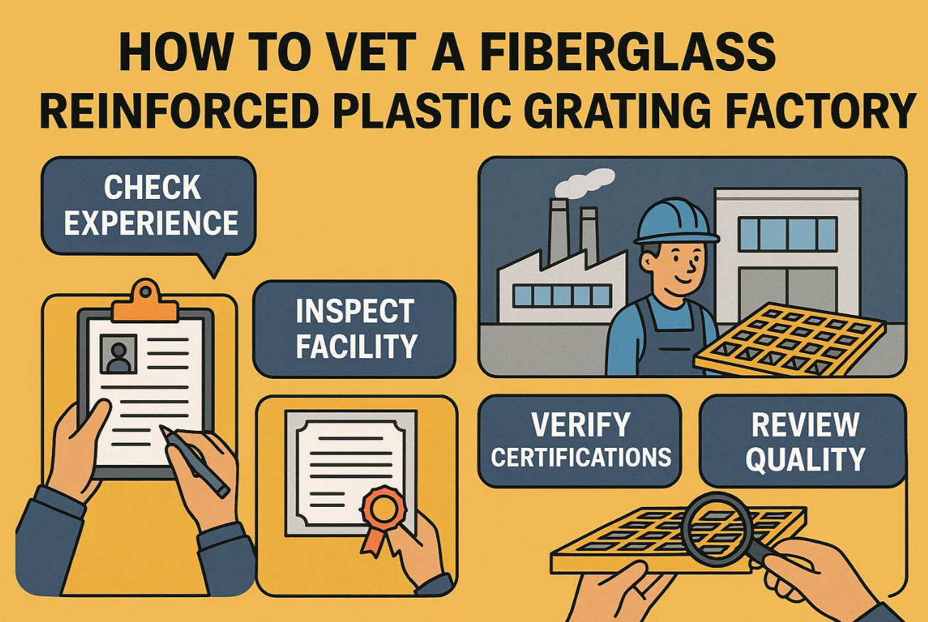 fiberglass reinforced plastic grating factory How to Vet a Fiberglass Reinforced Plastic Grating Factory