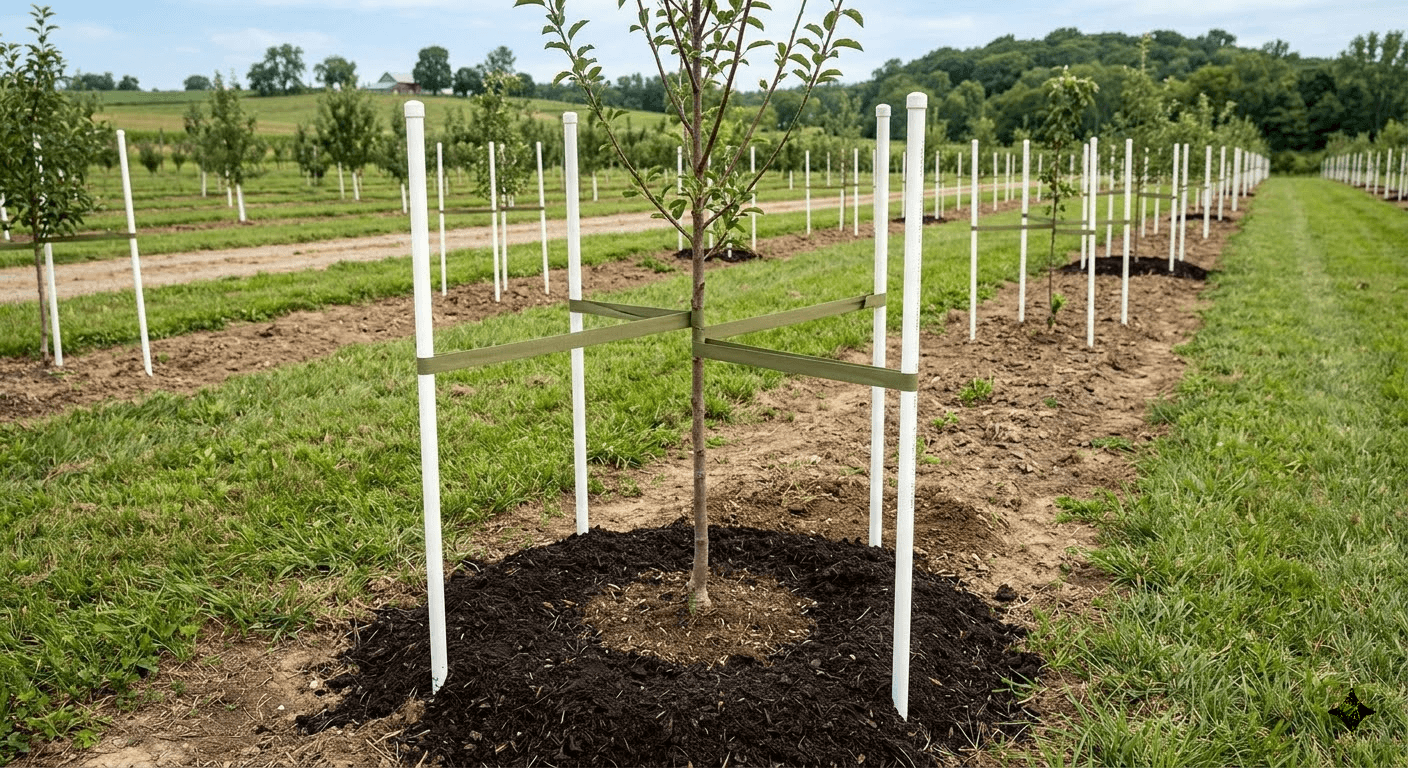 how to choose frp tree stakes How to Select Fiberglass Tree Stakes for Nurseries and Orchards