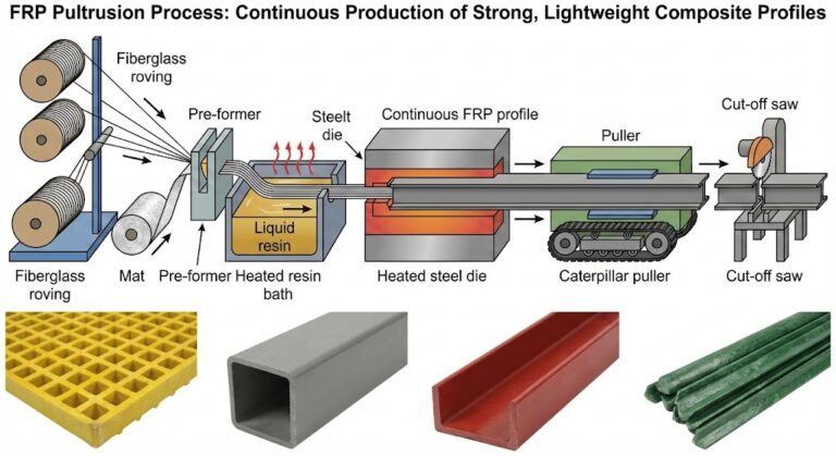 FRP Pultrusion Process: Advantages and Disadvantages | Unicomposite