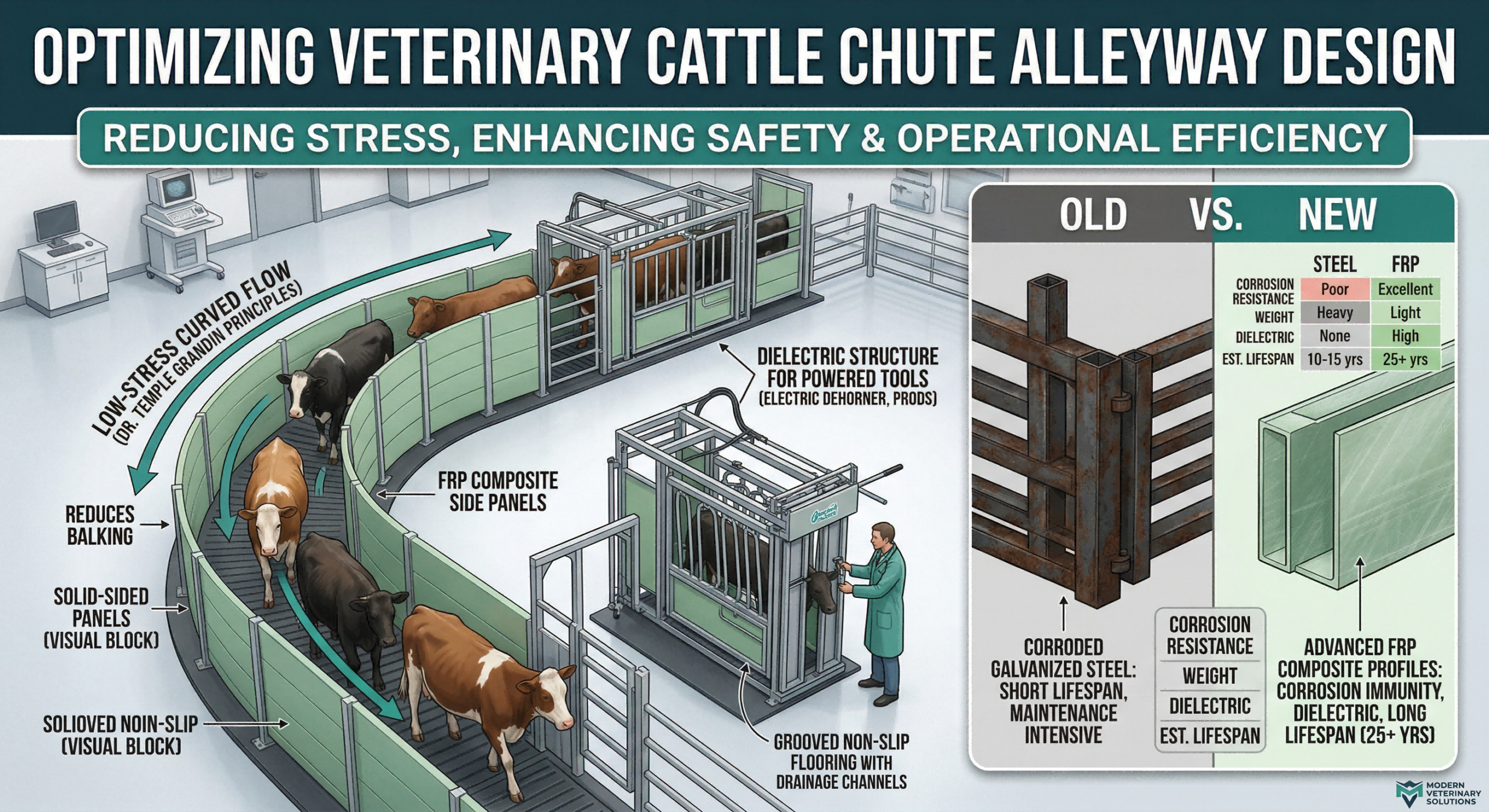 Veterinary Clinic Cattle Chute Alleyway: What Works Best