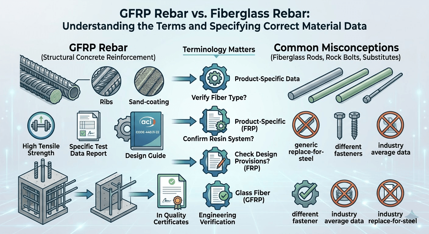 gfrp rebar vs fiberglass rebar What Is GFRP Rebar? Composition, Terms, and Uses