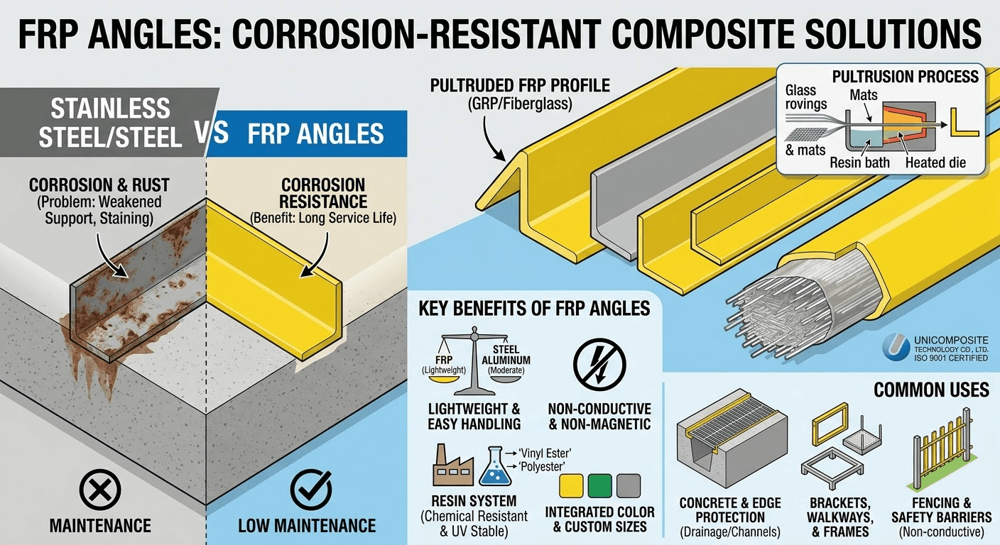 FRP Angles: Benefits, Uses and Buying Guide