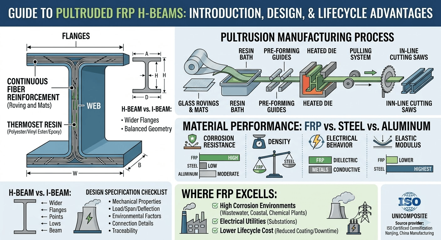 What Is FRP H-Beam and When Should You Use It?