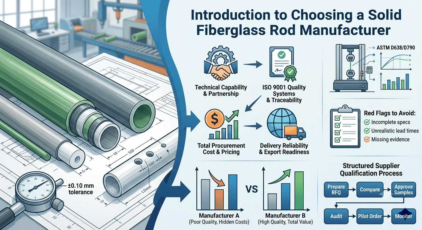 How to Choose Solid Fiberglass Rods Manufacturers